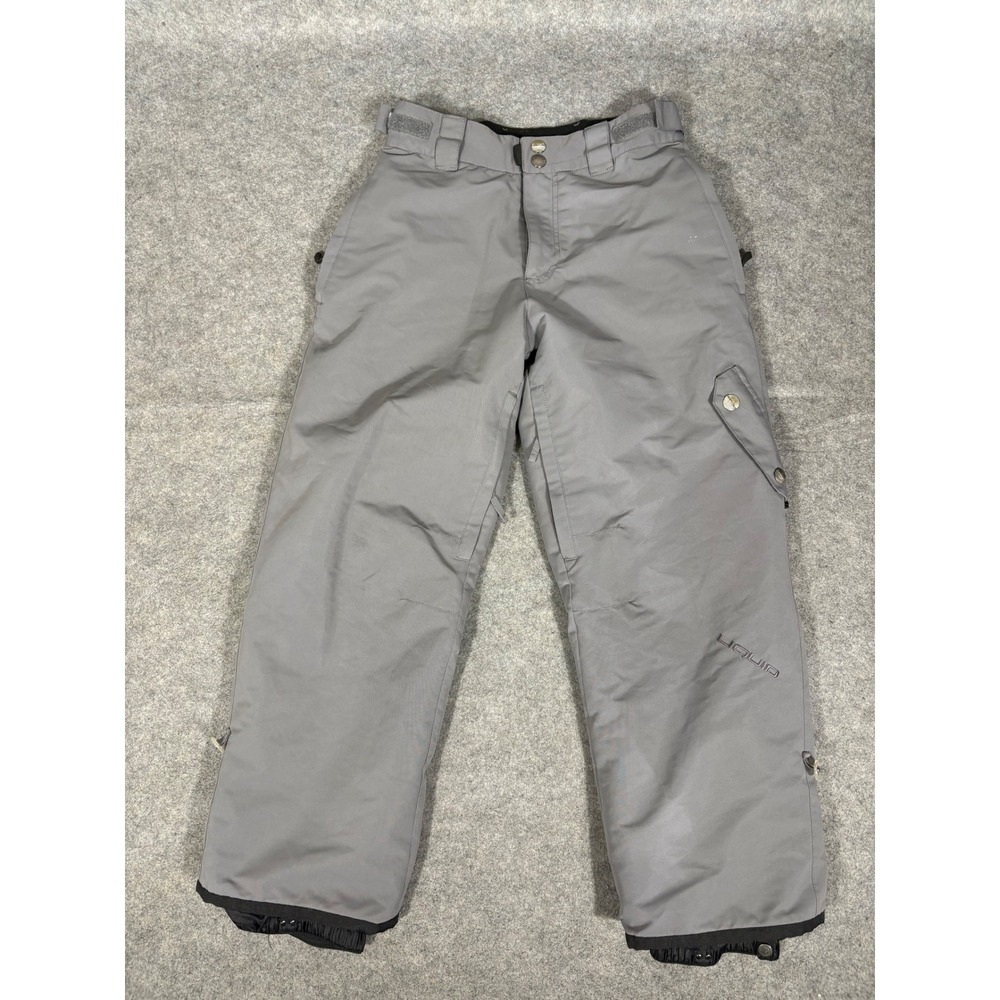 Liquid Boardwear Gray Insulated Snow Pants Mens Large B34101OLY Ski‎ Snowboard